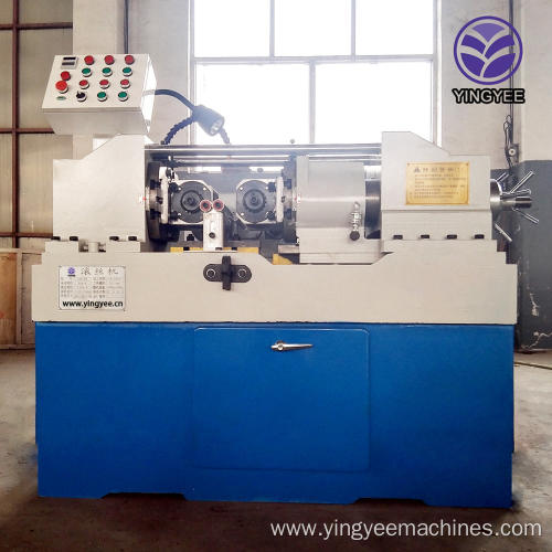 High speed solid barthreadrollingmachine withthreadroller